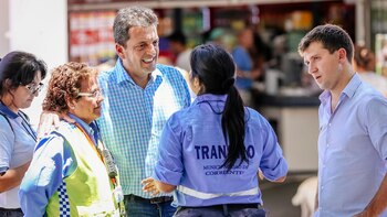 Massa apuntó contra el gobierno