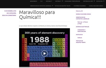 “profecristinablog.com” es el dominio de la página que diseñó la profesora