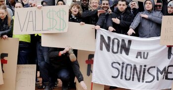 La “quenelle” ha sido vista