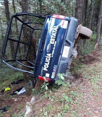 La patrulla en que viajaban