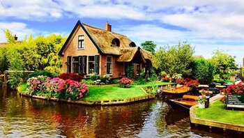 Giethoorn es un pueblito que
