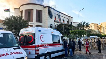 (Photo by Mahmud TURKIA /