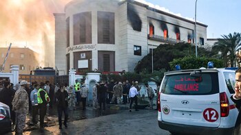 (Photo by Mahmud TURKIA /