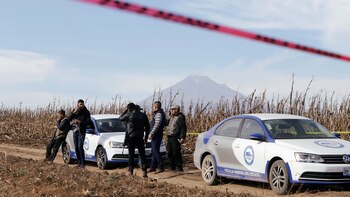 Lugar donde cayó el helicóptero