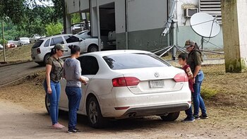 P. al ser rescatada (Foto: