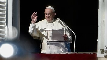 El papa Francisco durante la