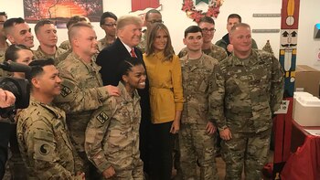 Donald Trump y Melania junto