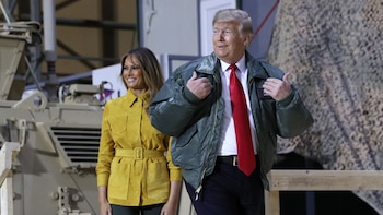 Donald y Melania Trump de