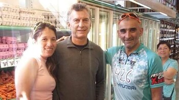 Mauricio Macri, de compras por
