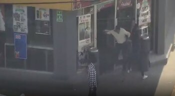 Cámaras de videovigilancia captaron el