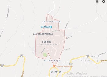 Mapa del municipio Rafael Lucio