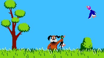 El juego Duck Hunt, uno