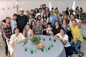 Los locales aportaron sus platos