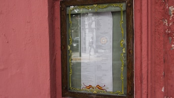 El menú contenía platos típicos