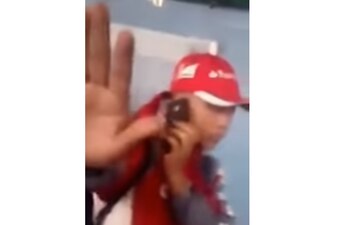 Un hombre evidenció en video