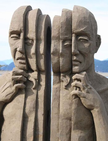 Uno de los hombres fragmentados