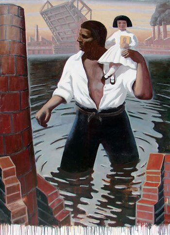 “El descamisado gigante ayuda a