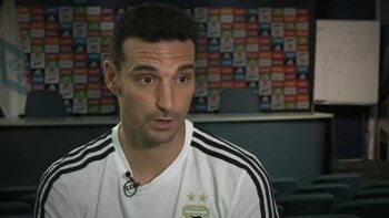 Lionel Scaloni, entrenador de la