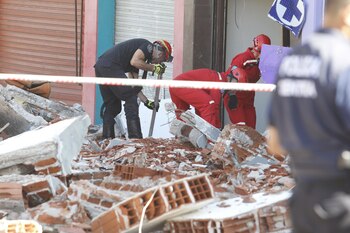 Bomberos y personal de Guardia