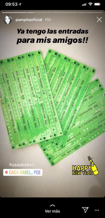 Pampita ya tiene lista la