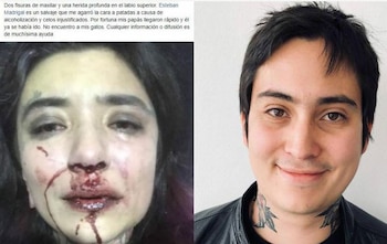 Duque denunció la agresión a través de sus redes.