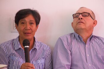 Edna Guadalupe Veloz y Edgar