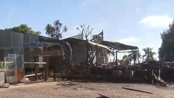 Así quedó el restaurante La Ventola tras el incendio