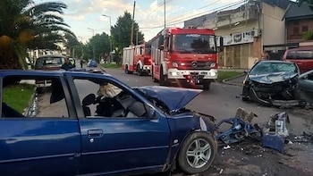 Según los testigo, los vehículos circulaban a alta velocidad.