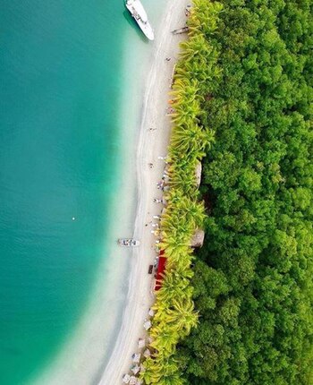 Tres colores de aguas y