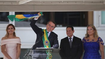 Jair Bolsonaro el día de