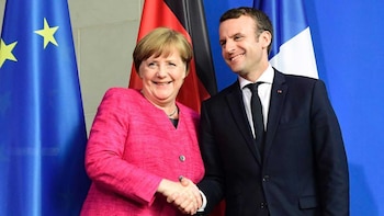 Merkel y Macron, los impulsores