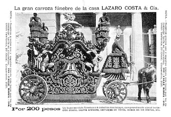 Aviso de Lázaro Costa, Caras
