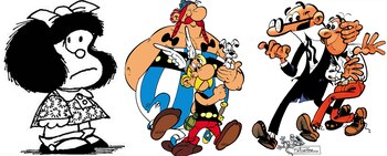 Mafalda, Astérix y Obélix, y