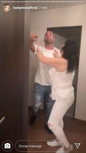 Captura del video que publicó