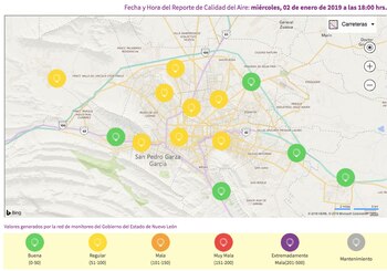 La calidad del aire ha