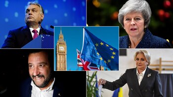 Víktor Orban, Theresa May, Matteo