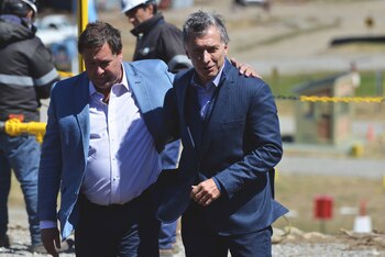 Macri y el gobernador Alberto