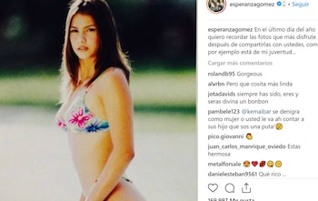 Esperanza se dejó ver antes