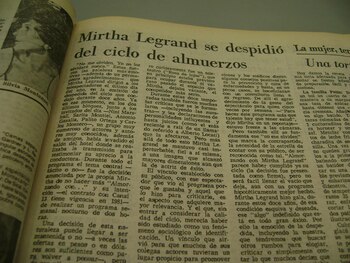 Una de las despedidas de