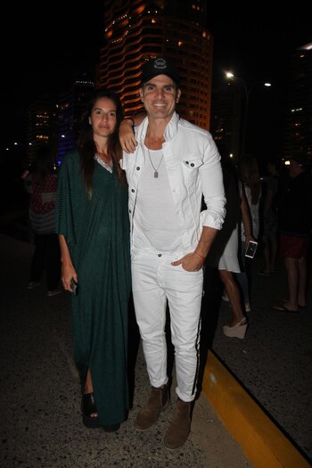 Nicolás Cuño y su mujer