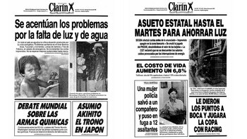 Hace 30 años, los diarios