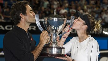 Federer y Bencic, campeones de