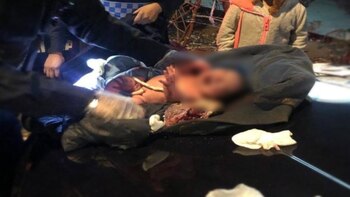 La menor fue llevada al