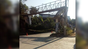 El puente se encontraba cerca