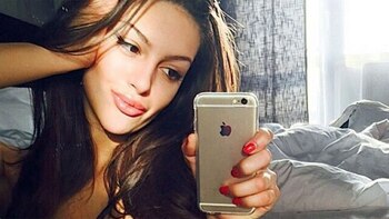 Oksana Voevodina, antes de abandonar