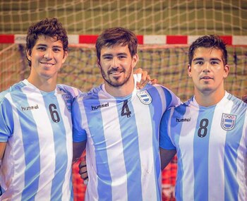 Diego, Sebastián y Pablo, los