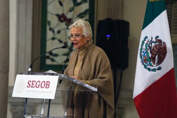 La secretaria de Gobernación, Olga