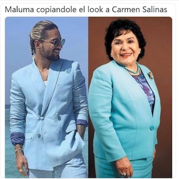 Maluma fue comparado con Carmen