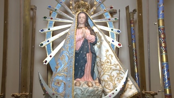 La imagen de la Virgen
