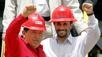 Hugo Chaávez y Mahmoud Ahmadineyad